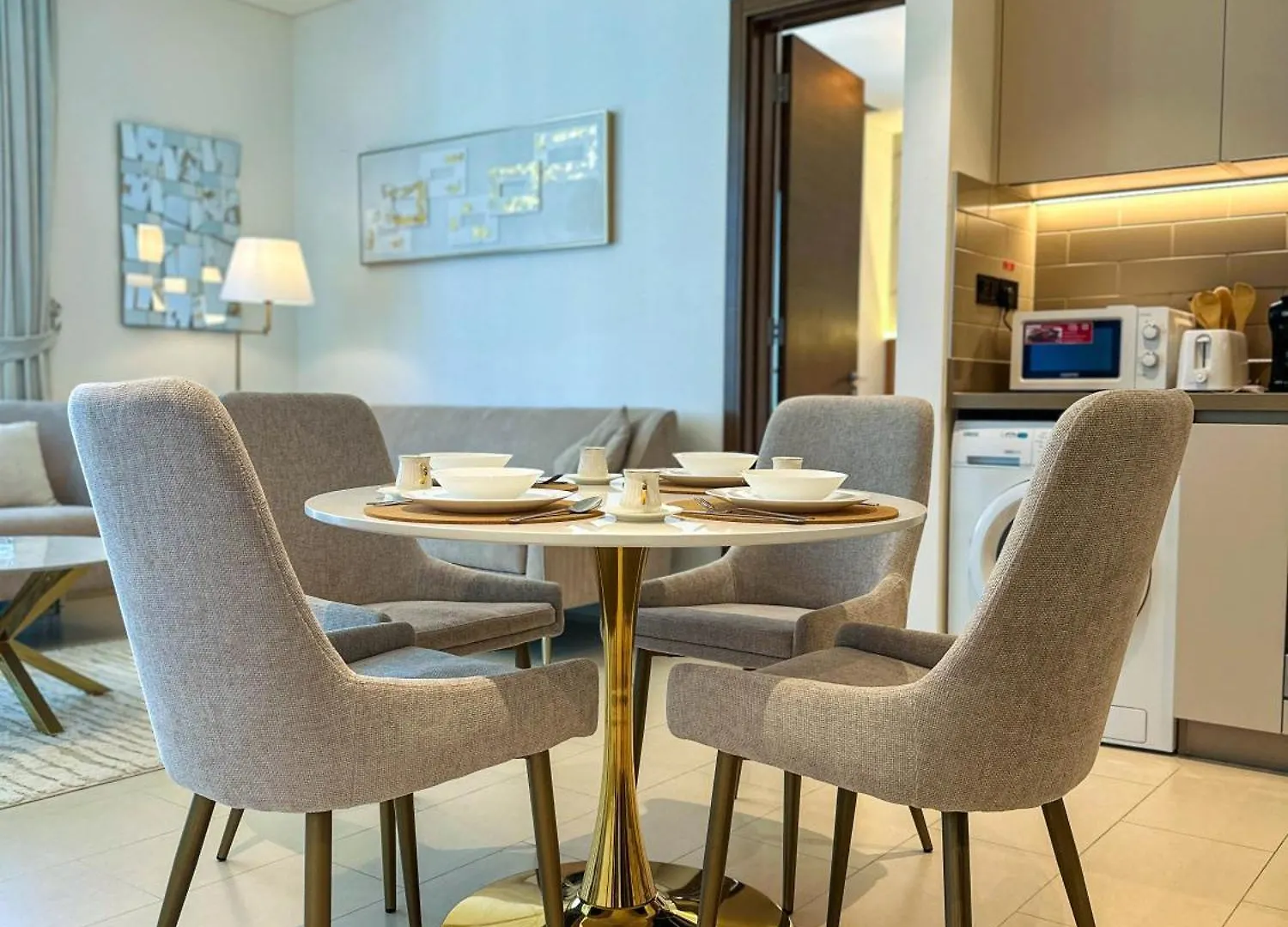Serene Living 2Br Apartment In Sobha Creek Vistas دبي الإمارات العربية المتحدة